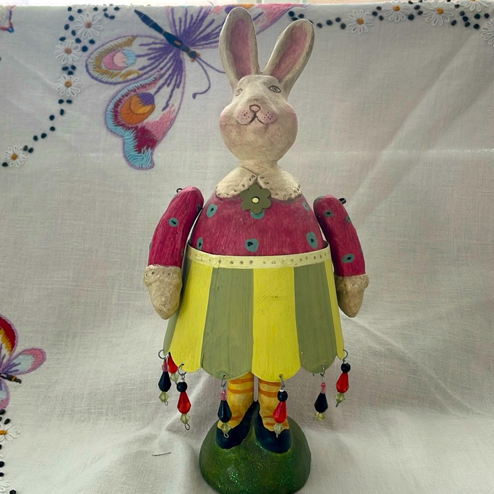 Vintage Hand Painted Bunny